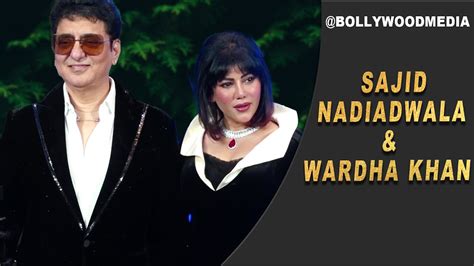 Sajid Nadiadwala And Wardha Khan बवाल ब्लू कार्पेट स्टार स्टडेड स्क्रीनिंग Youtube