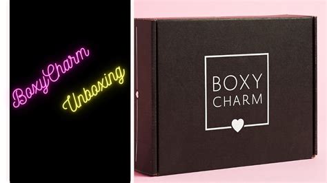 BoxyCharm Unboxing YouTube