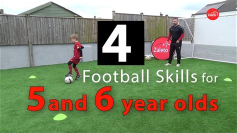 4 Football Skills For 5 And 6 Year Olds To Learn Youtube