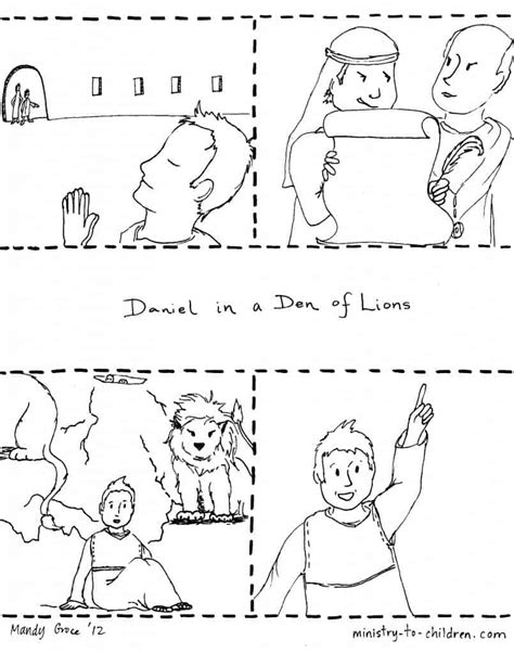 Daniel And The Lions Den 100 Free Kids Story Lesson