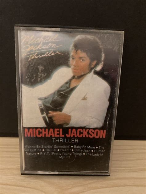 Michael Jackson Thriller Cassette Tape Etsy