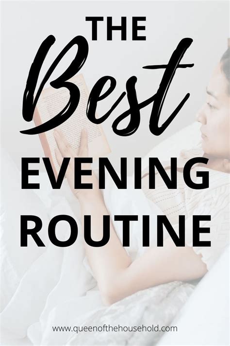 The Best Evening Routine 20 Nightly Routine Ideas And Free Printable
