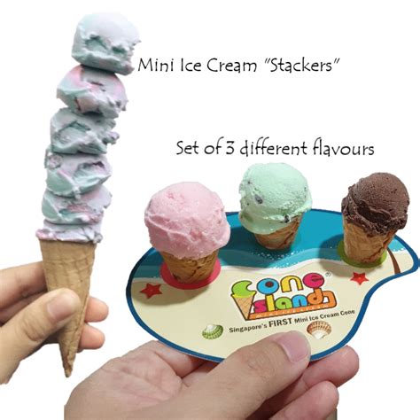 Signature Mini Ice Cream Packages Package 1 Cone Island Mini Ice Cream