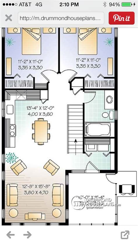Drummond 2 Story 2nd Floor Over Garage Garage Apartment Floor Plans