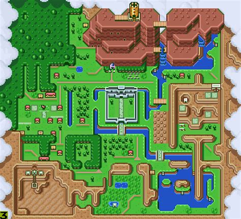Zelda A Link To The Past Map