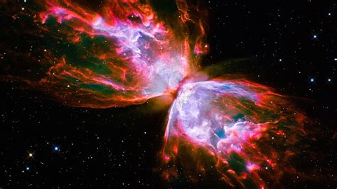 Hd Wallpaper Nebula Universe Space Butterfly Nebula Hubble Bug