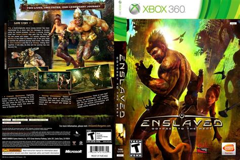 Enslaved Odyssey To The West Xbox 360 Game Covers En X360 Front Thro En Ottw Us Dvd Covers