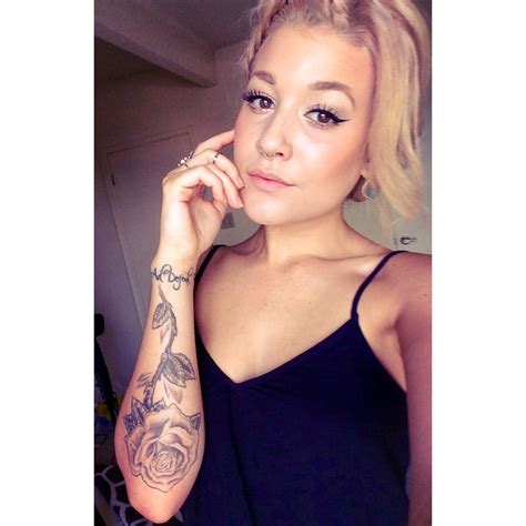 Rose Forearm Tattoo Girl With Septum Ring Rose Tattoo Forearm Tattoo Girl Rose Tattoo On