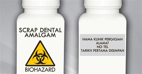 3, jalan p8g1, presint 8, 62250 putrajaya, wilayah persekutuan putrajaya. Bekas Simpanan Sisa Amalgam | PERGIGIAN JKWPKL & PUTRAJAYA
