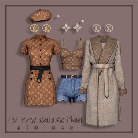 Sims 4 Rimings Lv Fw Collection December The Sims Game