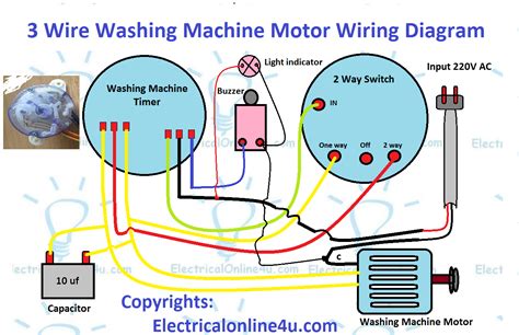 Phase Washing Machine Motor Schematic