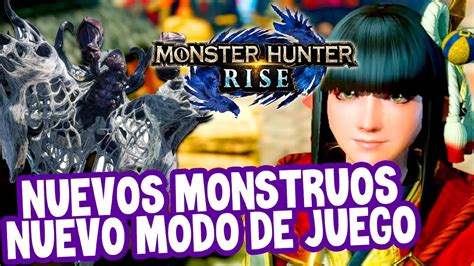 Nuevo Modo De Juego Novedades Monster Hunter Rise YouTube
