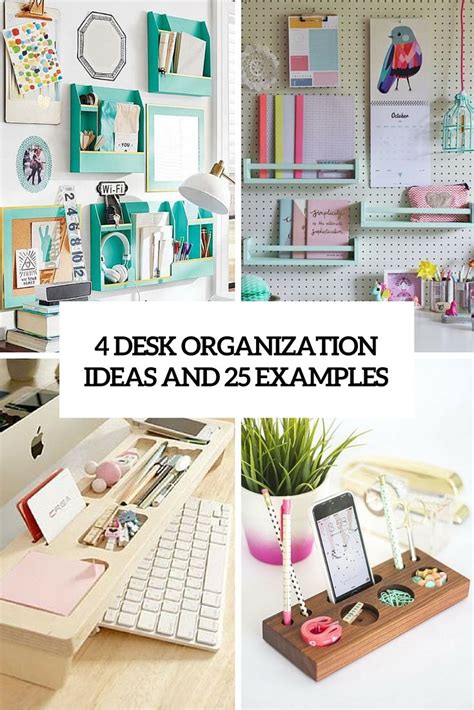Desk Organization Ideas Diy Organisation Office Organization At Work