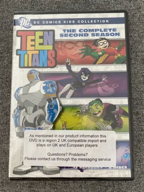 Teen Titans Complete Second Season [dvd] Dvd Sealed Region 2 Compatible Eur 17 49 Picclick It