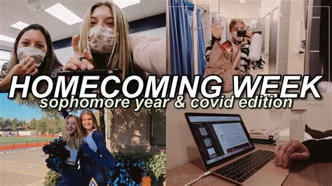 Sophomore Year Homecoming Week Vlog Youtube