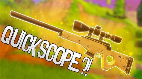 Bolt Action Sniper Quickscope Fortnite Battle Royale Youtube