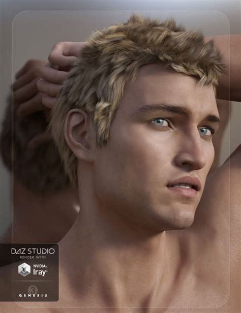 Adam Hair For Genesis 3 Males 3d Models For Poser And Daz Studio