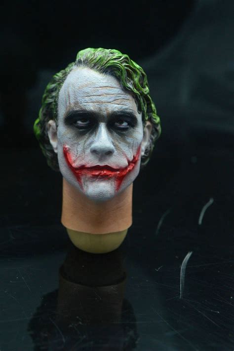 the joker 1 6 custom life like heath ledger head sculpt 12 figure dark knight in action and toy