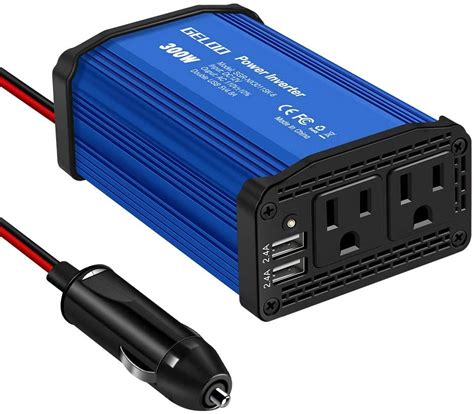 Geloo 300w Power Inverter Dc 12v To 110v Ac Car Charger Converter With