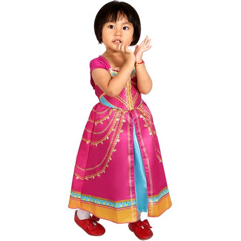 Aladdin Pink Jasmine Costume For Children，girls Princess Costume