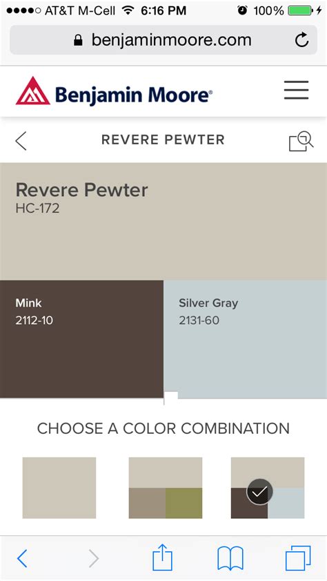 Many birds and fish have four types of cones, enabling them to see ultraviolet light, or light with wavelengths shorter than what the human eye can. Revere Pewter SW match Laurens house | Revere pewter, Paint colors, Pewter