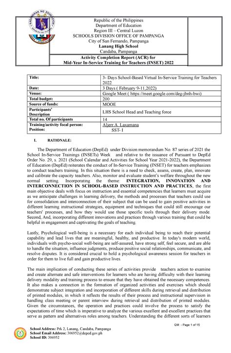 Deped Tayo Bohol Division Virtual Inset For Teachers - vrogue.co