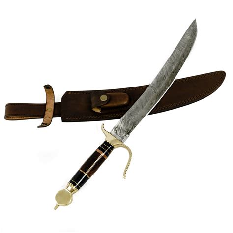 Scimitar Sword Sabre Sword High Carbon Damascus Steel Sword 19
