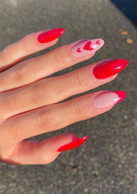 35 Best Valentines Day Nail Designs In 2023 Shimmery Bold Red Nails
