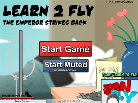 An Animated Video Game With Text That Reads Learn 2 Fly The Emperor Strikes Back