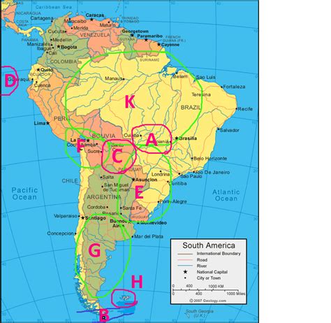 North And South American Physical Geography Quiz Trivia And Questions