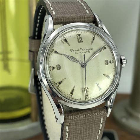 Vintage Girard Perregaux Gyromatic Automatic 34mm 1960s Awadwatches