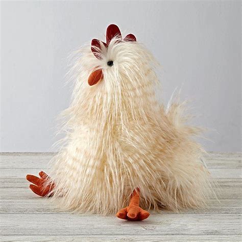 Jellycat Mad Pet Silkie Chicken Stuffed Animal 13 Inches