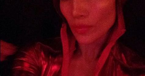 Red Hot Jennifer Lopez Dressed Up As A Sexy Devil For A Star Studded
