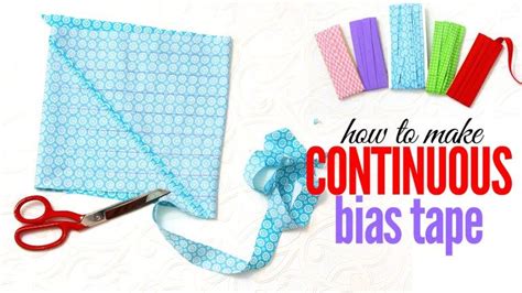 Starting at one of the short edges, draw lines right across the fabric, in the width desired for your final bias tape. How to Make Continuous Bias Tape - Making Bias Binding ...