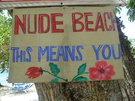 Nude Beach Sign Picture Of Hedonism II Negril TripAdvisor
