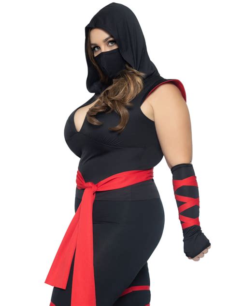 Deadly Ninja Costume Womens Plus Size Costumes Leg Avenue