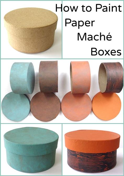 How To Paint Paper Maché Boxes 4 Easy Examples That You Can Customize