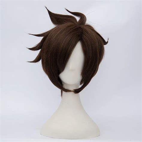 Buy 12 Short Wavy Brown Anime Party Unisex Cosplay