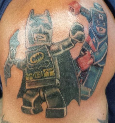 2 years ago 2 years ago. Lego batman, and captain america tattoo | Captain america ...