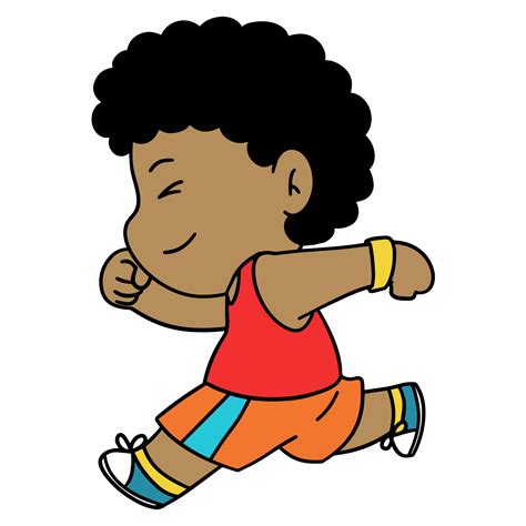 Animated Boy Running