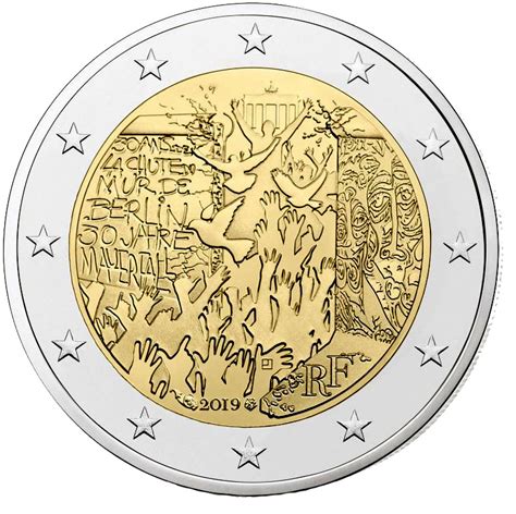 2 Euro Frankreich 2019 30 Jahre Mauerfall Welt Der Numismatik