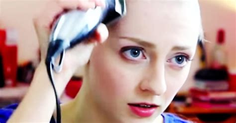 Woman Shaves Her Head In Emotional Video