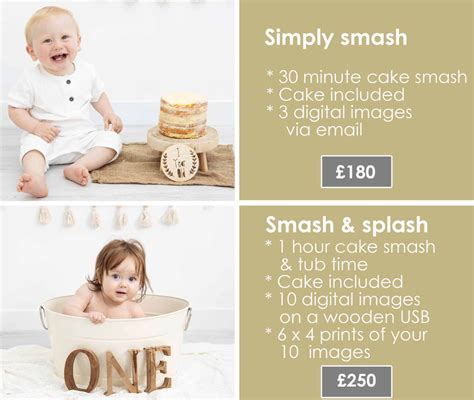 Cake Smash Prices