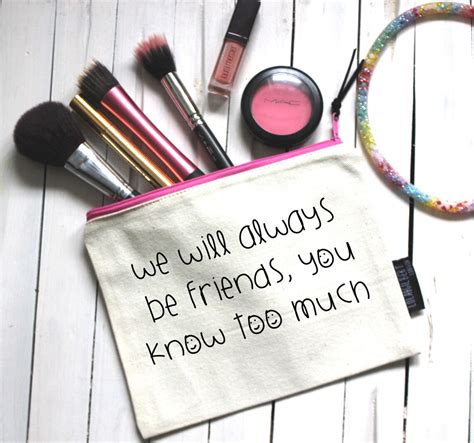 We Will Always Be Friends You Know Too Much Quality Zipper Etsy