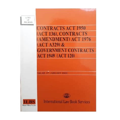 Under the malaysian contracts act 1950, there are three types of contract defined under section 2 of the act. ILBS Contracts Act 1950 (Act 136), Contracts (Amendment ...