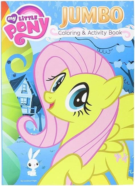 My Little Pony Jumbo 96 Pg Coloring And Activity Book Fluttershy
