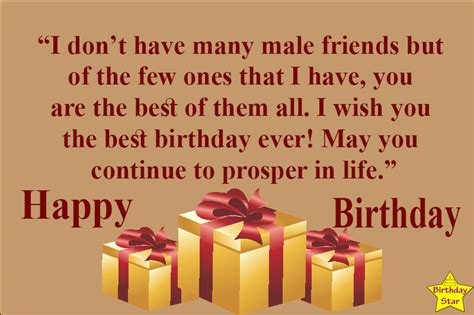 Best Happy Birthday Quotes For Male Friend