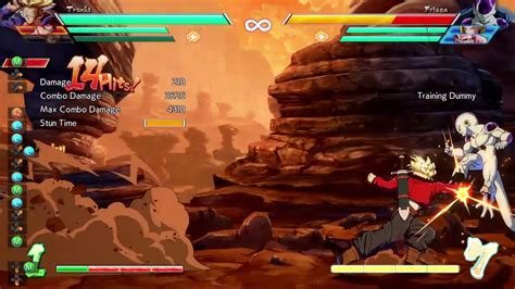 In the 2015 game dragon ball: DRAGON BALL FighterZ Trunks midscreen combo w beam assist ...