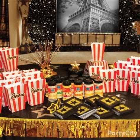 Find images of movie theater. Hollywood Costume Favors Table Idea - Red Carpet Hollywood ...
