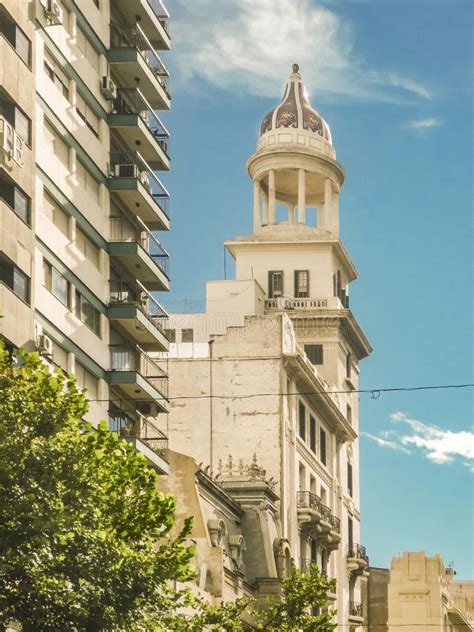Eclectic Style Buildings Montevideo Uruguay Stock Image Image Of